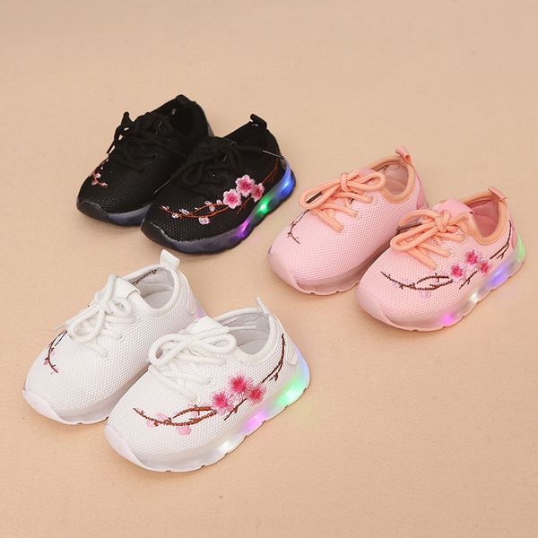 whnqn autumn 2019 embroidered lighting sports sports children's sneakers for boys and girls luminous mesh shoes led flash sneakers kore, Black
whnqn autumn 2019 embroidered lighting sports sports children's sneakers for boys and girls luminous mesh shoes led flash sneakers kore, Black