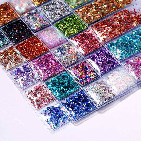 nail glitter 1 bag holographics sequins colorful flakes powder dust art decorations diy tip broken stickers, Silver;gold
nail glitter 1 bag holographics sequins colorful flakes powder dust art decorations diy tip broken stickers, Silver;gold