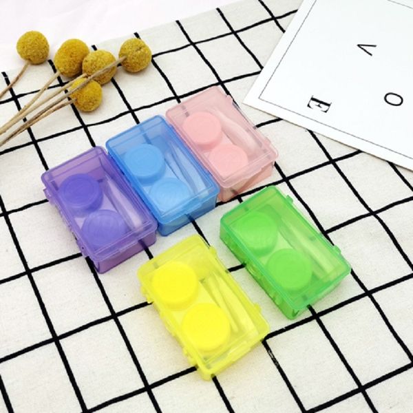 8011 simple candy color pp case case diy glasses diy multi-pair conjoined invisible glasses contact lenses care box companion box, Blue 
8011 simple candy color pp case case diy glasses diy multi-pair conjoined invisible glasses contact lenses care box companion box, Blue