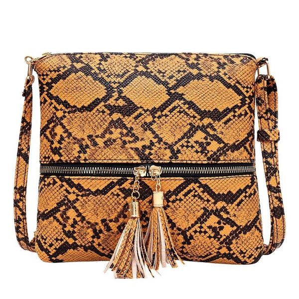 fashion women tassel snake printing zipper messenger bag hnadbag shoulder bag classic python pattern crossbody quality
fashion women tassel snake printing zipper messenger bag hnadbag shoulder bag classic python pattern crossbody quality