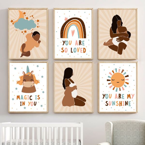 wall art canvas painting baby mammy rainbow sun cartoon nordic posters and prints wall pictures for kids room bedroom decor
wall art canvas painting baby mammy rainbow sun cartoon nordic posters and prints wall pictures for kids room bedroom decor