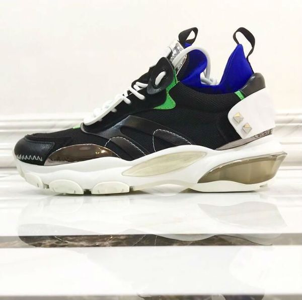 designer luxury men and women casual sneakers printed rivet shock absorption sneakers soft and comfortable sneakers, Black
designer luxury men and women casual sneakers printed rivet shock absorption sneakers soft and comfortable sneakers, Black