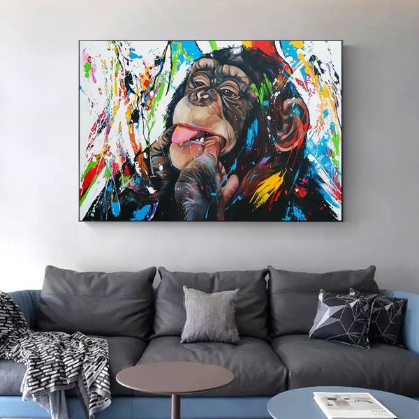 холст картина cute обезьяна граффити street art poster print wall art large animal picture для детской комнаты home decor design
холст картина cute обезьяна граффити street art poster print wall art large animal picture для детской комнаты home decor design