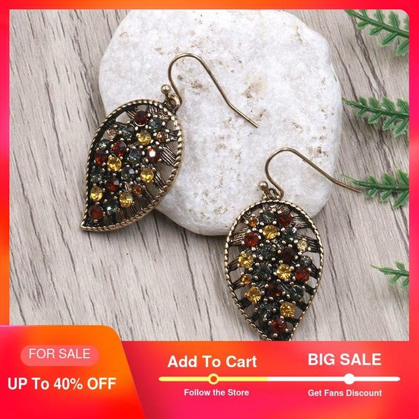 dangle earrings for women ethnic crystal leaf drop earrings vintage jewelry fashion bronze women's hanging 2020 gift, Silver
dangle earrings for women ethnic crystal leaf drop earrings vintage jewelry fashion bronze women's hanging 2020 gift, Silver