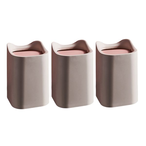 3pcs deskgarbage bin storage box trash can desk wastebasket with lid 
3pcs deskgarbage bin storage box trash can desk wastebasket with lid