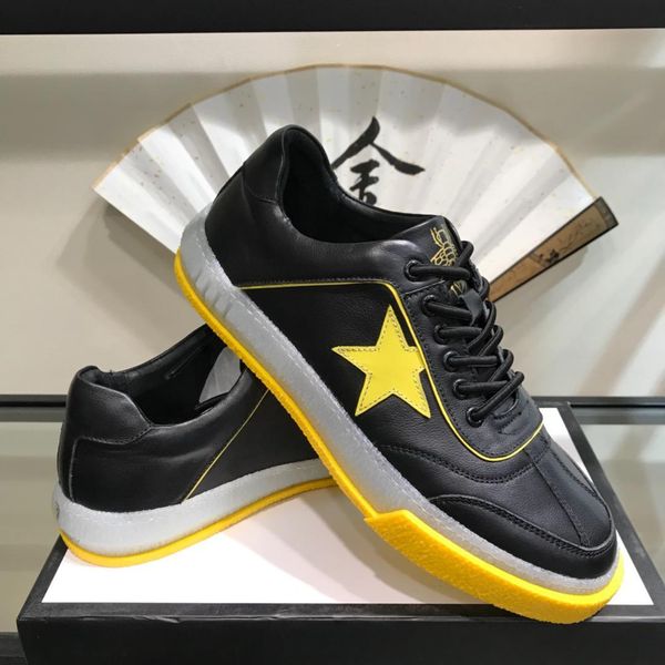 2019f new leather men's shoes street fashion casual shoes white shoes british men original box packaging 38-44, Black
2019f new leather men's shoes street fashion casual shoes white shoes british men original box packaging 38-44, Black