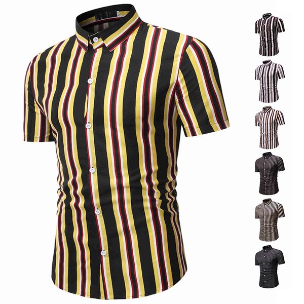 men's casual shirts 7 colors ready stock summer mens fashion short sleeve striped baju kemeja lelaki plain shirt, White;black
men's casual shirts 7 colors ready stock summer mens fashion short sleeve striped baju kemeja lelaki plain shirt, White;black