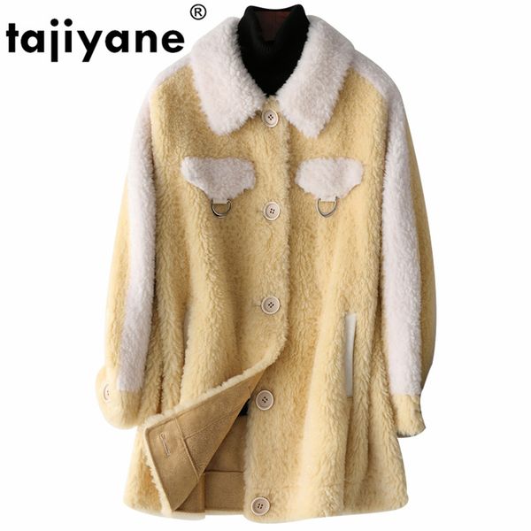 real fur coat 100% wool jacket autumn winter coat women clothes 2020 korean vintage sheep shearling suede lining zt3885, Black
real fur coat 100% wool jacket autumn winter coat women clothes 2020 korean vintage sheep shearling suede lining zt3885, Black