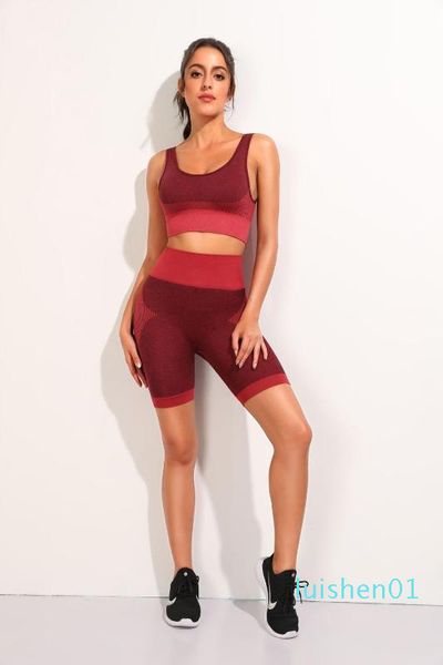 женщины йога костюм из двух частей kniting бесшовная sportwera центр моды тренировки бег холтер йога set женский фитнес рейтузы l01, White;red
женщины йога костюм из двух частей kniting бесшовная sportwera центр моды тренировки бег холтер йога set женский фитнес рейтузы l01, White;red