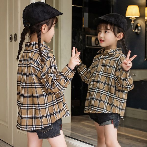 plaid shirt 2020 autumn new coat children's korean style girls' casual coat fashionable autumn fashion children's wear, White;black
plaid shirt 2020 autumn new coat children's korean style girls' casual coat fashionable autumn fashion children's wear, White;black