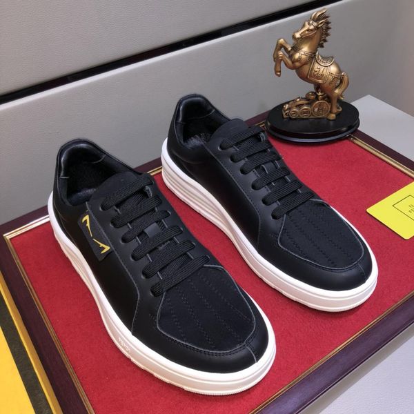 2020p fashionable leather elastic shoelaces low casual men's tide shoes, stylish and comfortable breathable sports sho, Black
2020p fashionable leather elastic shoelaces low casual men's tide shoes, stylish and comfortable breathable sports sho, Black
