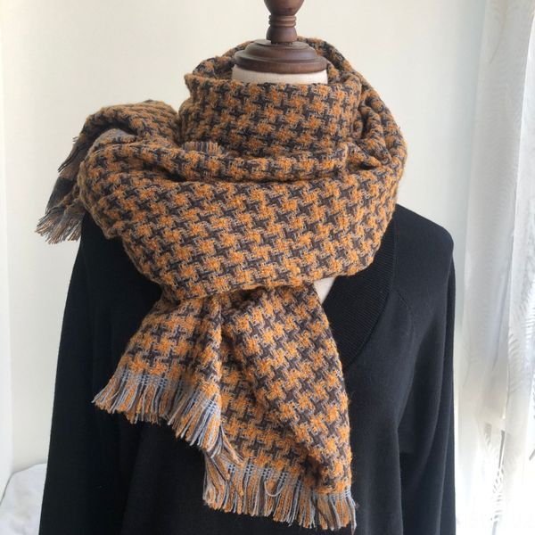 men's shawl scarf and women's season korean double-sided bird's plaid cashmere shawl thickened collar all-match scarf, Blue;gray
men's shawl scarf and women's season korean double-sided bird's plaid cashmere shawl thickened collar all-match scarf, Blue;gray