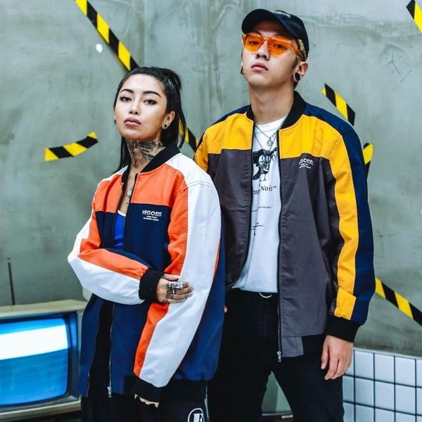 vegorrs autumn stitching casual jacket mens designer jackets fashion street simple printing baseball uniform couple jacket, Black;brown
vegorrs autumn stitching casual jacket mens designer jackets fashion street simple printing baseball uniform couple jacket, Black;brown