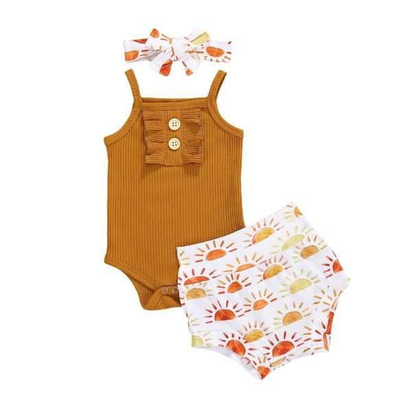 0-18m newborn baby girls clothes sets 3pcs ruffles sleeve solid romper print shorts headband outfits, Blue
0-18m newborn baby girls clothes sets 3pcs ruffles sleeve solid romper print shorts headband outfits, Blue