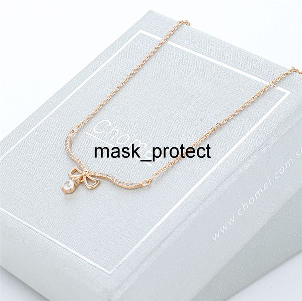 singapore chomel necklace women's new bow choker elegant simple recommended same style, Black
singapore chomel necklace women's new bow choker elegant simple recommended same style, Black