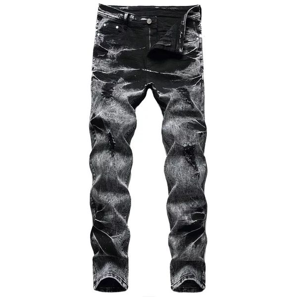 young mens jeans slim elastic jeans homme fashion causal plus size 42 skinny men, Blue
young mens jeans slim elastic jeans homme fashion causal plus size 42 skinny men, Blue
