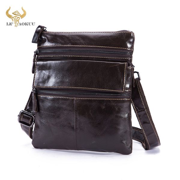 quality leather male design shoulder messenger bag casual fashion cross-body bag 9" tablet school university student 302
quality leather male design shoulder messenger bag casual fashion cross-body bag 9" tablet school university student 302