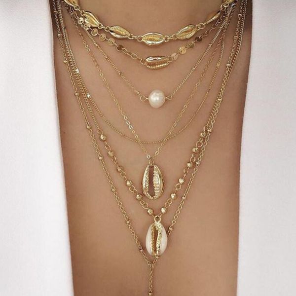 s1574 fashion jewelry vintage multi-layer necklace faux pearl shell beads pendant necklace choker necklaces, Silver
s1574 fashion jewelry vintage multi-layer necklace faux pearl shell beads pendant necklace choker necklaces, Silver