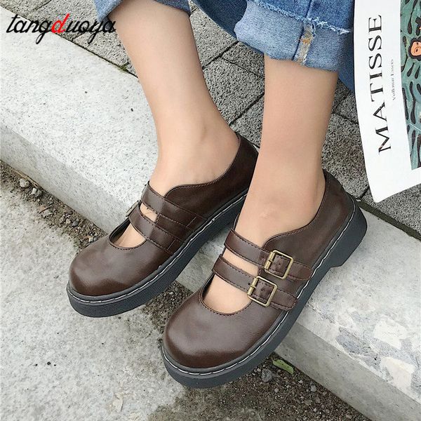japanese literary retro lolita women pumps mary janes shoes round toe student girl platform buckle bullock cute harajuku shoes, Black
japanese literary retro lolita women pumps mary janes shoes round toe student girl platform buckle bullock cute harajuku shoes, Black