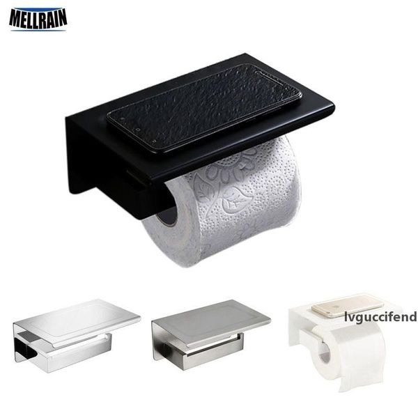 bathroom hardware accessories toilet paper holder matt black white brushed mirror chrome plated soild metal paper rack t200425
bathroom hardware accessories toilet paper holder matt black white brushed mirror chrome plated soild metal paper rack t200425