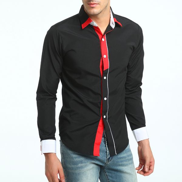 brand 2020 fashion male shirt long-sleeves simple hit color casual shirt business mens dress shirts slim men xxxl, White;black
brand 2020 fashion male shirt long-sleeves simple hit color casual shirt business mens dress shirts slim men xxxl, White;black