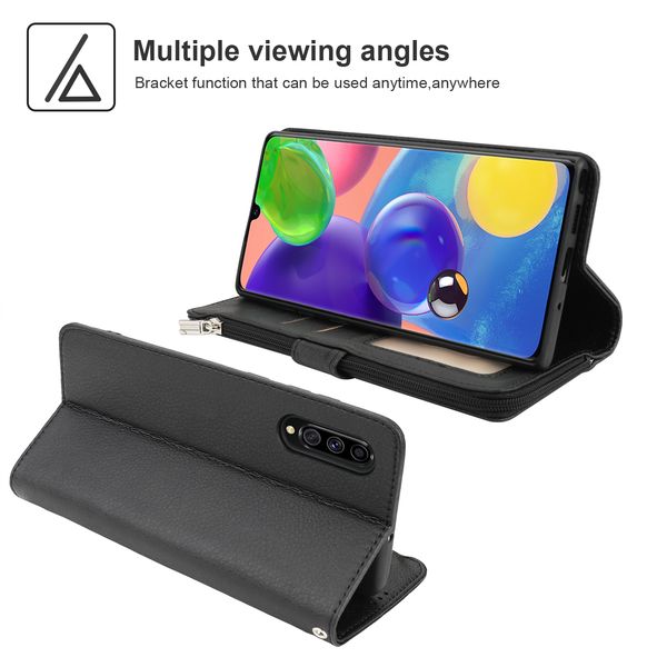 classic solid color leather wallet phone case for samsung galaxy a70s flip stand protective cover
classic solid color leather wallet phone case for samsung galaxy a70s flip stand protective cover