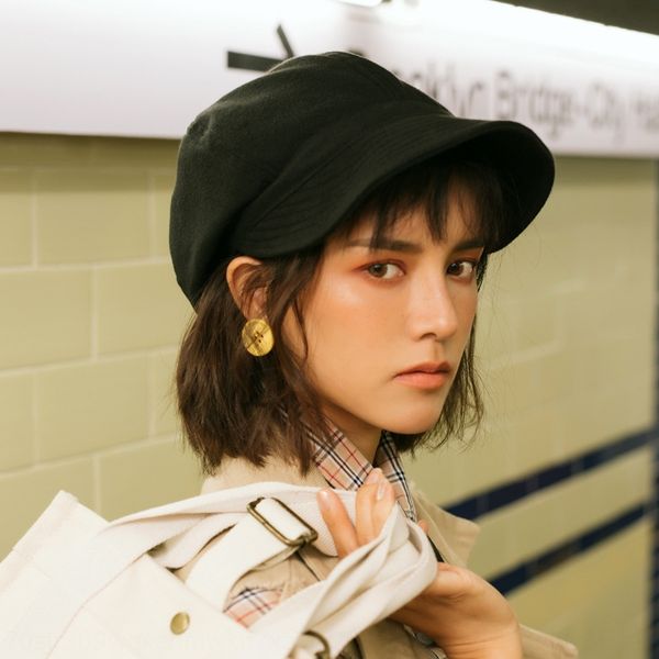 japanese solid color woolen beret newsboy painter beret octagonal children's thickened all-match octagonal hat painter hat tide, Blue;gray
japanese solid color woolen beret newsboy painter beret octagonal children's thickened all-match octagonal hat painter hat tide, Blue;gray