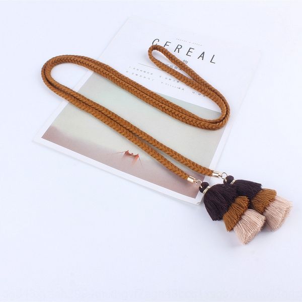 qfbin tassel belt women's decorative woven waist rope thin lace-up lengthened knot korean style ethnic groupsimple ethnic style skirt w, Black
qfbin tassel belt women's decorative woven waist rope thin lace-up lengthened knot korean style ethnic groupsimple ethnic style skirt w, Black
