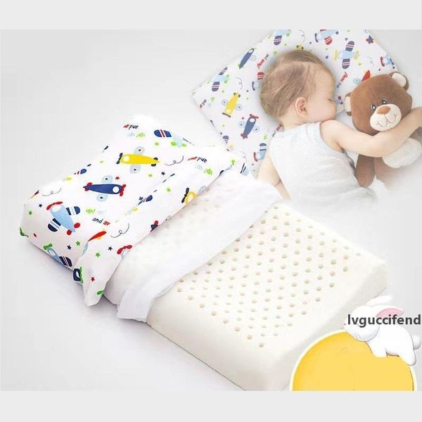 two sizes soft latex pillow for baby infant kids ergonomic design baby head cushion neck guard cartoon kids pillow 12 colors t200603
two sizes soft latex pillow for baby infant kids ergonomic design baby head cushion neck guard cartoon kids pillow 12 colors t200603