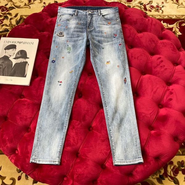 ws7749 fashion men's jeans 2020 runway european design party style men's clothing, Blue
ws7749 fashion men's jeans 2020 runway european design party style men's clothing, Blue