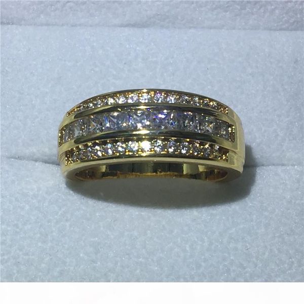 fashion male band ring 3mm diamonique zircon stone engagement wedding band ring for men yellow gold filled fashion jewelry, Slivery;golden
fashion male band ring 3mm diamonique zircon stone engagement wedding band ring for men yellow gold filled fashion jewelry, Slivery;golden