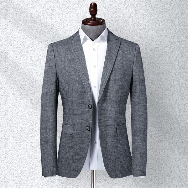 spring and autumn fashion blazer men's grid pattern suit slim fit casual jacket for party wedding male business coat, White;black
spring and autumn fashion blazer men's grid pattern suit slim fit casual jacket for party wedding male business coat, White;black