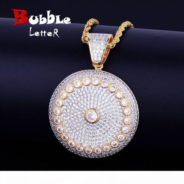 round solitaire circle medallion iced pendant necklace chain gold silver cubic bling bling zircon men's hip hop jewelry gift
round solitaire circle medallion iced pendant necklace chain gold silver cubic bling bling zircon men's hip hop jewelry gift