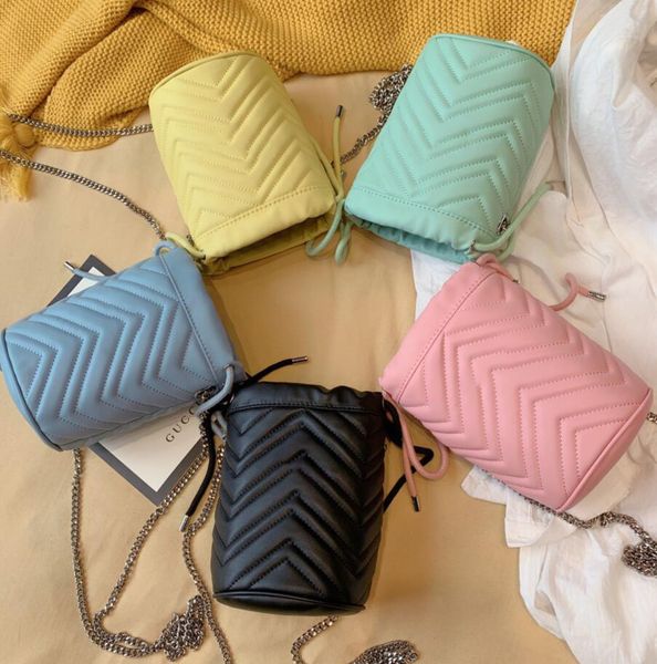 2020 new style candy colors women letter brand luxury famous designer rainbow check leather mini bucket shoulder bags clutch bag wallet 
2020 new style candy colors women letter brand luxury famous designer rainbow check leather mini bucket shoulder bags clutch bag wallet