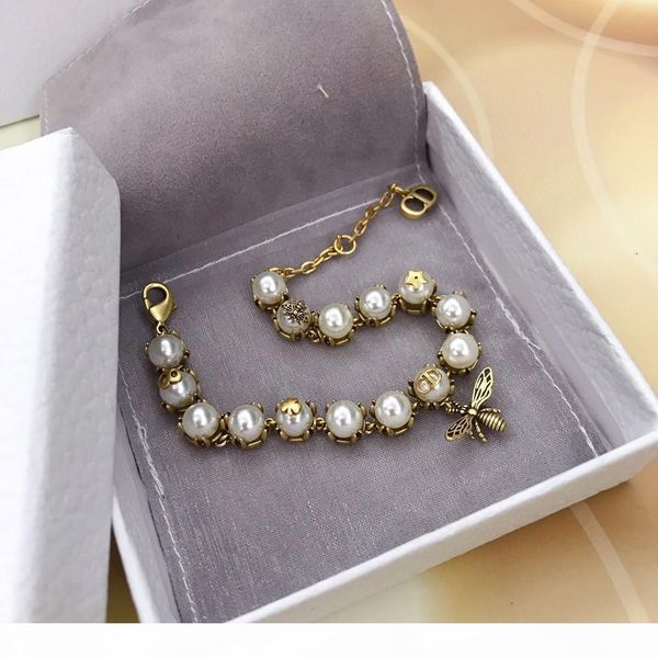 e explosive fashion bee pearl designer bracelet luxury designer jewelry women bracelet, Golden;silver
e explosive fashion bee pearl designer bracelet luxury designer jewelry women bracelet, Golden;silver