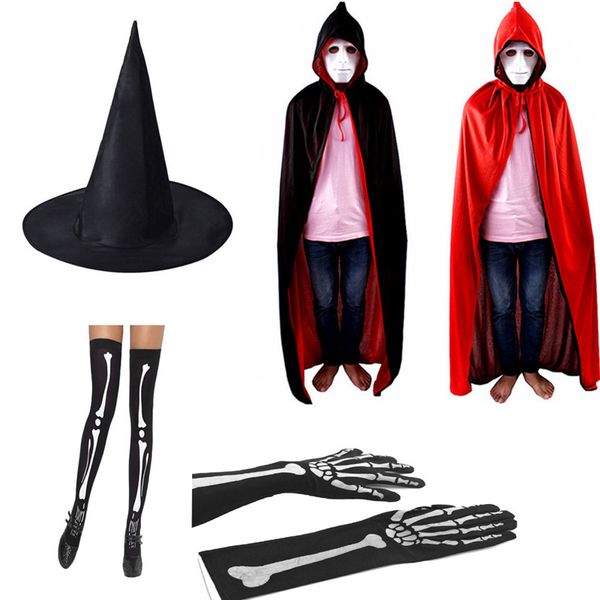 halloween cloak witch hat bone socks scar tattoo stickers 6 piece set cos ghost festival witch hat gloves
halloween cloak witch hat bone socks scar tattoo stickers 6 piece set cos ghost festival witch hat gloves