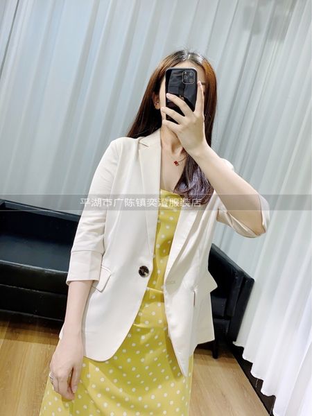 high-grade jacket jacketquality white and elegant fit slimming one button 7-point sleeve small suit jacket summer xz0625w, White;black
high-grade jacket jacketquality white and elegant fit slimming one button 7-point sleeve small suit jacket summer xz0625w, White;black