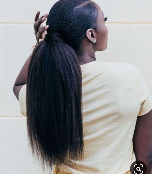 italian yaki human hair ponytail extension coarse yaki kinky straight drawstring ponytail for black women 120g
italian yaki human hair ponytail extension coarse yaki kinky straight drawstring ponytail for black women 120g