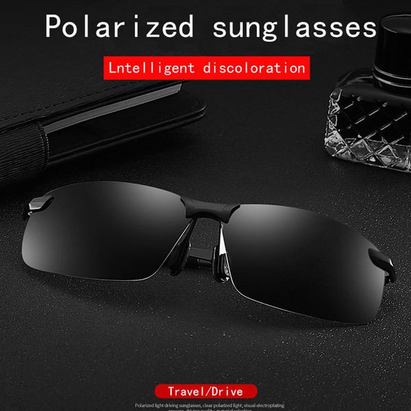 high-grade polarized sunglasses men's outdoor discoloration radiation-proof sunglasses day and night, Blue
high-grade polarized sunglasses men's outdoor discoloration radiation-proof sunglasses day and night, Blue