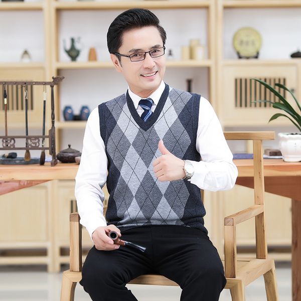 men's vests 2021 autumn male sweater vest fashion argyle wool sleeveless v-neck knit pullovers, Black;white
men's vests 2021 autumn male sweater vest fashion argyle wool sleeveless v-neck knit pullovers, Black;white