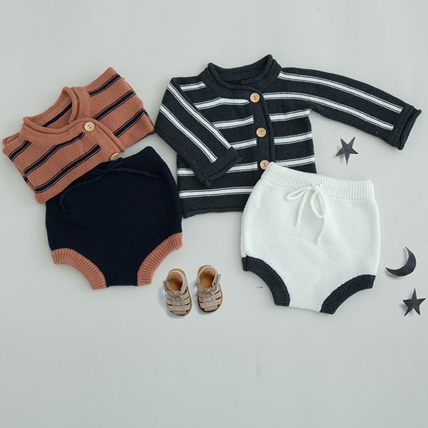 2020 new toddler baby boys girls clothes suit long sleeve cardigan sweater+shorts kids knitting clothing outfits set, White
2020 new toddler baby boys girls clothes suit long sleeve cardigan sweater+shorts kids knitting clothing outfits set, White