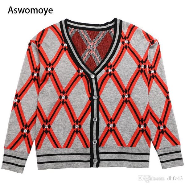 2018 autumn and winter new v collar diamond lattices, beads, long sleeves, cardigan, knitted blouse, female, White;black
2018 autumn and winter new v collar diamond lattices, beads, long sleeves, cardigan, knitted blouse, female, White;black