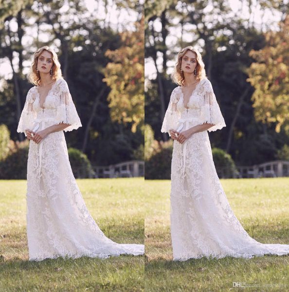 2021 marchesa wedding dress bridal gowns v neck lace appliqued country wedding dress a line beach vestidos de novia, White
2021 marchesa wedding dress bridal gowns v neck lace appliqued country wedding dress a line beach vestidos de novia, White