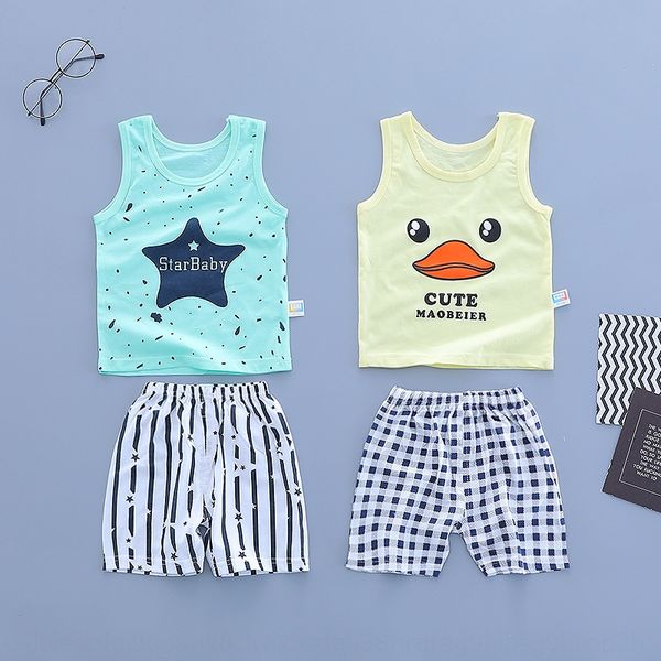 baby's vest vest and shorts set cotton baby sleeveless shorts two-piece set thin cotton 0-1-2-3-4 years old summer
baby's vest vest and shorts set cotton baby sleeveless shorts two-piece set thin cotton 0-1-2-3-4 years old summer