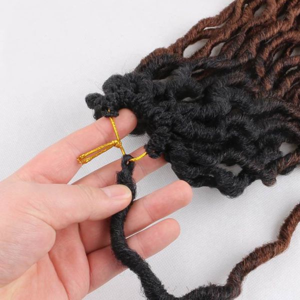 18 inch crochet useful hair goddess nu locs soft crochet hair braids 12 18inch faux locs curly synthetic hair pre loop crochet braiding, Black
18 inch crochet useful hair goddess nu locs soft crochet hair braids 12 18inch faux locs curly synthetic hair pre loop crochet braiding, Black
