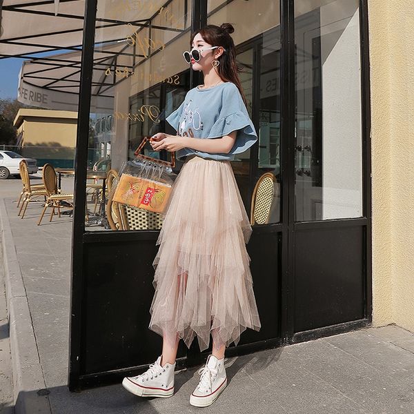 women's cake long 2020 new fairy mesh ins super long tiktok cake skirt fairy skirt, Black
women's cake long 2020 new fairy mesh ins super long tiktok cake skirt fairy skirt, Black