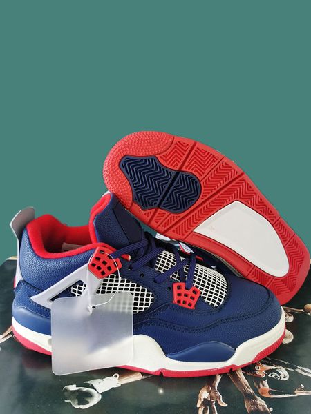 with box 4 se deep ocean cement grey fire red men basketball shoes good quality 4s mens sports sneaker trainer, White;red
with box 4 se deep ocean cement grey fire red men basketball shoes good quality 4s mens sports sneaker trainer, White;red