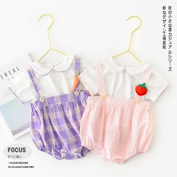 20 new baby girl cute plaid strawberry belt hayi + baby collar short sleeve carrot strawberry carrot two-piece set
20 new baby girl cute plaid strawberry belt hayi + baby collar short sleeve carrot strawberry carrot two-piece set