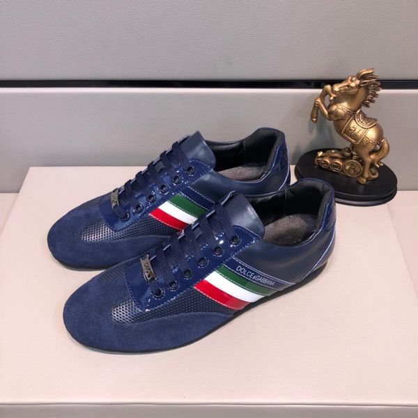 2019p leather men's flat white shoes, fashion lace sports shoes, comfortable breathable shoes, original box packaging: 38-44, Black
2019p leather men's flat white shoes, fashion lace sports shoes, comfortable breathable shoes, original box packaging: 38-44, Black