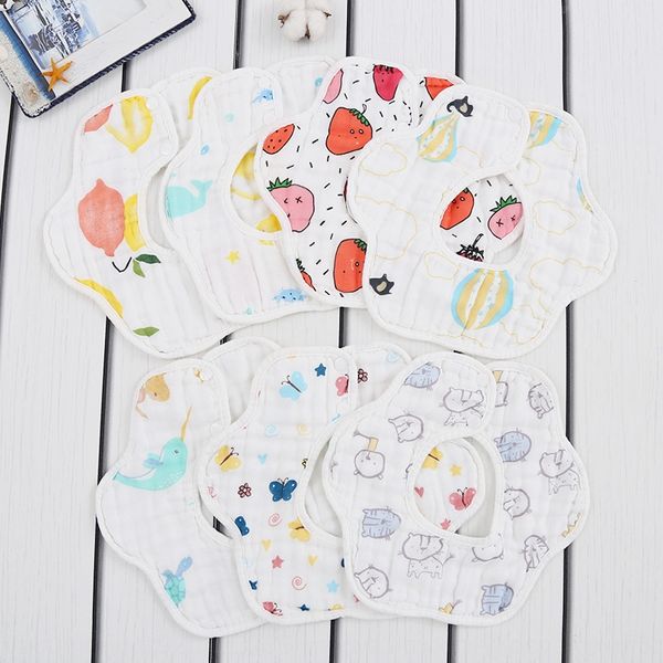 pure cotton saliva towel six-layer gauze baby bib 360-degree rotatable bib bag detection bubble gauze saliva towel
pure cotton saliva towel six-layer gauze baby bib 360-degree rotatable bib bag detection bubble gauze saliva towel
